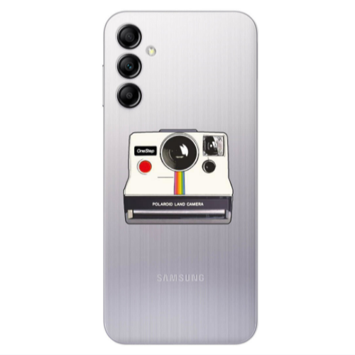 Samsung A24 Polaroid land camera Transparent Silicone TPU Θήκη