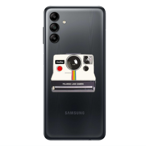 Samsung A13 5G Polaroid land camera Transparent Silicone TPU Θήκη