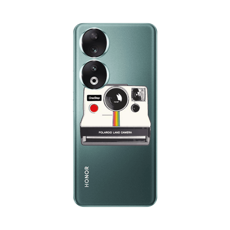Honor 90 5G Polaroid land camera Transparent Silicone TPU Θήκη