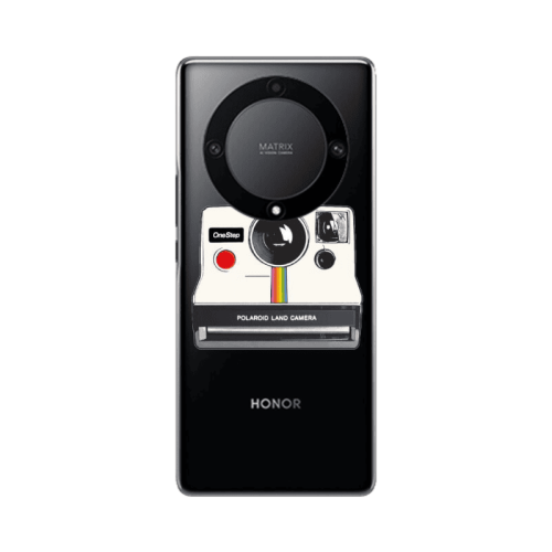 Honor Magic5 Lite 5G Polaroid land camera Transparent Silicone TPU Θήκη