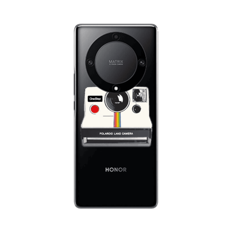 Honor Magic5 Lite 5G Polaroid land camera Transparent Silicone TPU Θήκη
