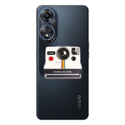 Oppo A 98 Polaroid land camera Transparent Silicone TPU Θήκη