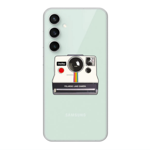 Samsung S24 Polaroid land camera Transparent Silicone TPU Θήκη