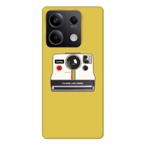Xiaomi Redmi Note 13Pro 5G Polaroid land camera Yellow Colored Silicone TPU Θήκη