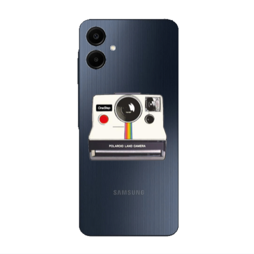 Samsung A06 Polaroid land camera Transparent Silicone TPU Θήκη