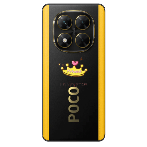 Xiaomi Poco X7 Happy princess Transparent Silicone TPU Θήκη