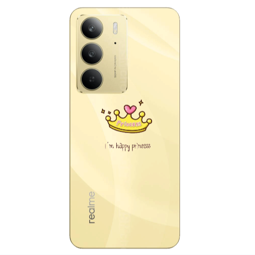 Realme C 75 Happy princess Transparent Silicone TPU Θήκη