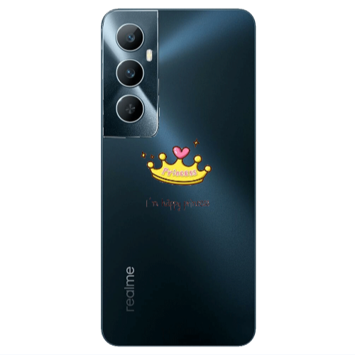 Realme C65 Happy princess Transparent Silicone TPU Θήκη