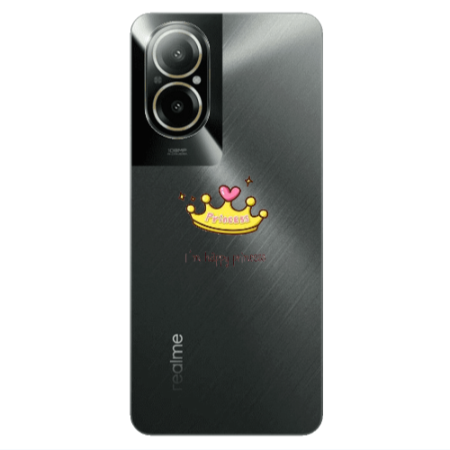 Realme C67 Happy princess Transparent Silicone TPU Θήκη