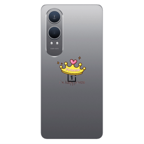 Oneplus Nord Ce 4 lite Happy princess Transparent Silicone TPU Θήκη
