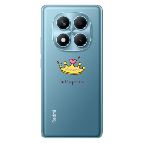 Xiaomi Redmi Note 14 Pro Happy princess Transparent Silicone TPU Θήκη