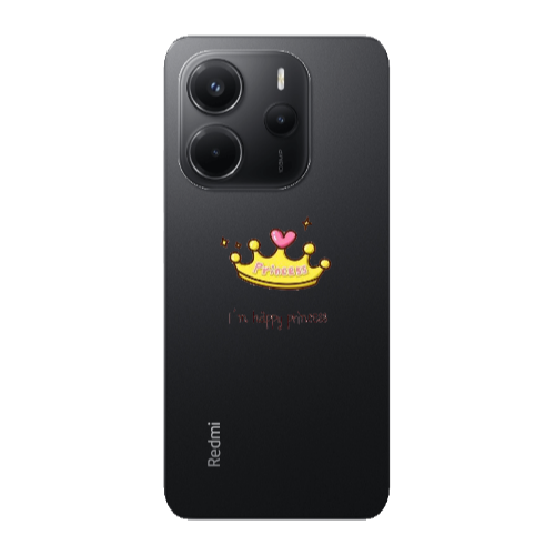 Xiaomi Redmi Note 14 Happy princess Transparent Silicone TPU Θήκη