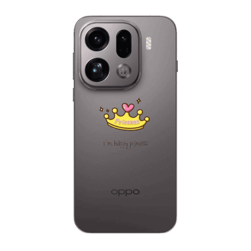 Oppo Find X9 Pro Happy princess Transparent Silicone TPU Θήκη
