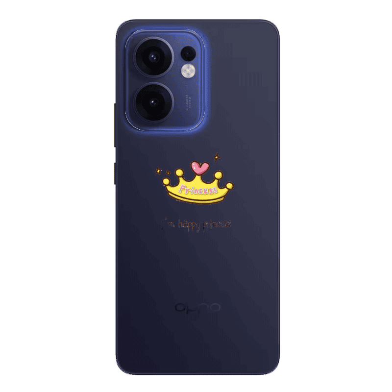 Oppo Reno13 FS Happy princess Transparent Silicone TPU Θήκη