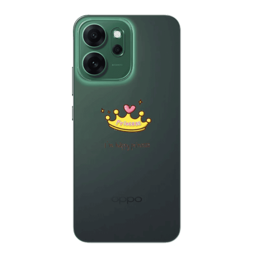 Oppo 14 F Happy princess Transparent Silicone TPU Θήκη