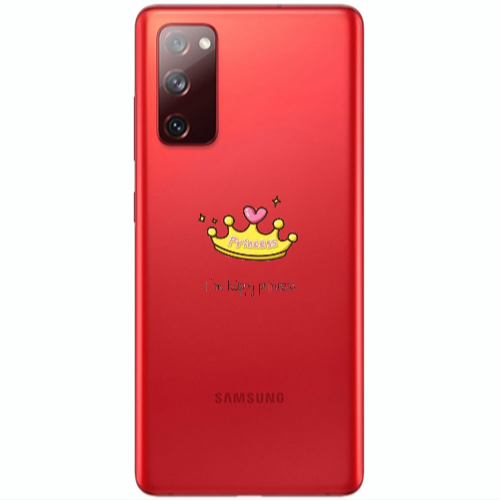 Samsung S20 FE Happy princess Transparent Silicone TPU Θήκη