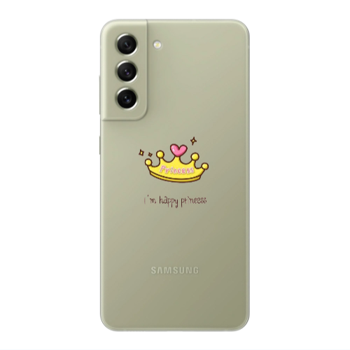 Samsung S22 Plus Happy princess Transparent Silicone TPU Θήκη