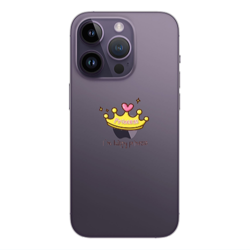 Apple iPhone 14 Pro  Happy princess Transparent Silicone TPU Θήκη