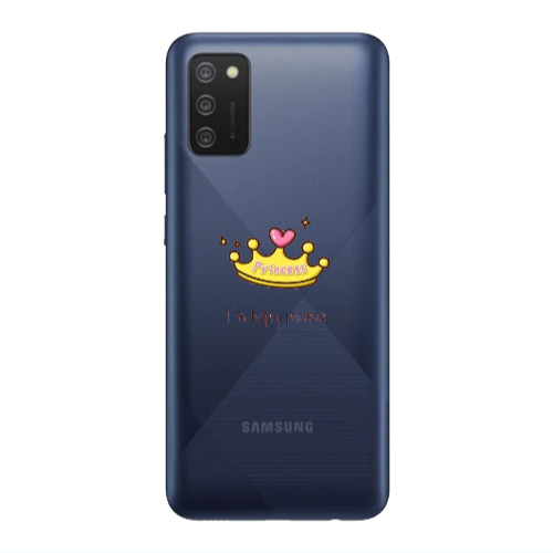 Samsung A03S Happy princess Transparent Silicone TPU Θήκη