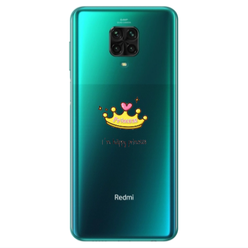 Xiaomi Redmi Note 9S Happy princess Transparent Silicone TPU Θήκη