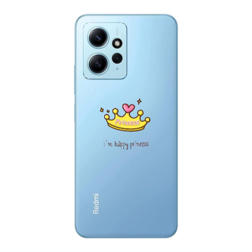 Xiaomi Redmi Note 12 4G Happy princess Transparent Silicone TPU Θήκη