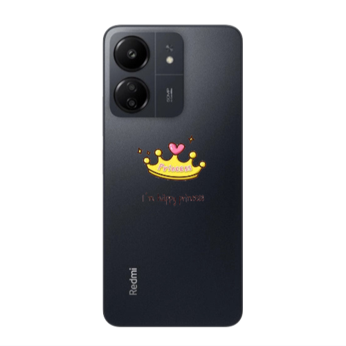 Xiaomi Redmi 13C Happy princess Transparent Silicone TPU Θήκη