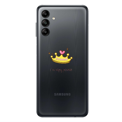 Samsung A13 5G Happy princess Transparent Silicone TPU Θήκη