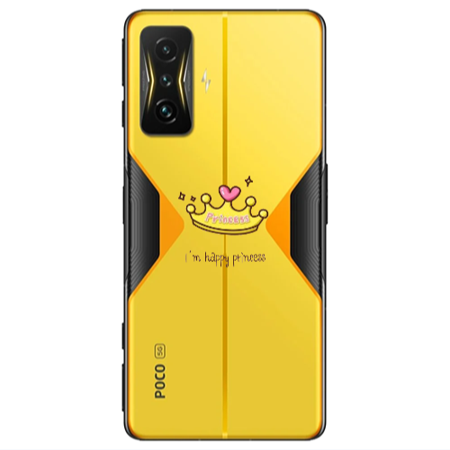 Xiaomi Poco F4 Gt Happy princess Transparent Silicone TPU Θήκη