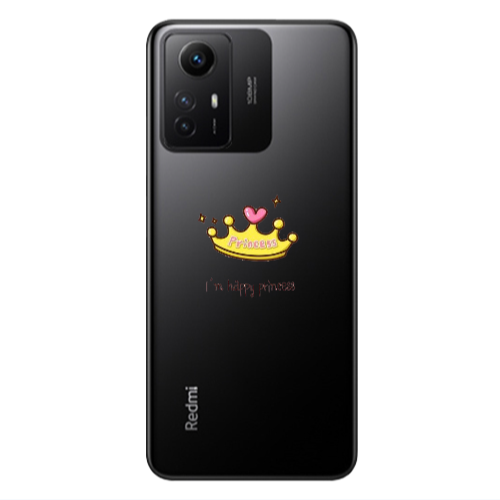 Xiaomi Redmi Note 12s Happy princess Transparent Silicone TPU Θήκη