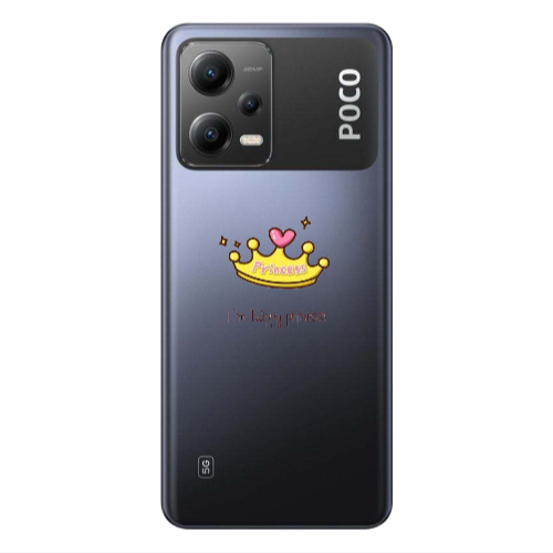 Xiaomi Poco X5 Happy princess Transparent Silicone TPU Θήκη