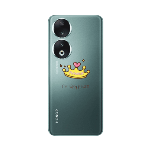 Honor 90 5G Happy princess Transparent Silicone TPU Θήκη