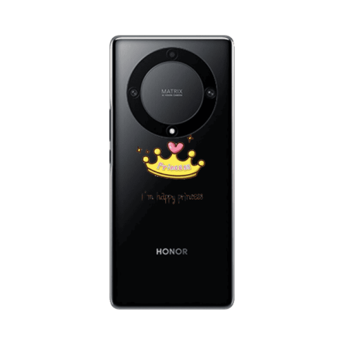 Honor Magic5 Lite 5G Happy princess Transparent Silicone TPU Θήκη