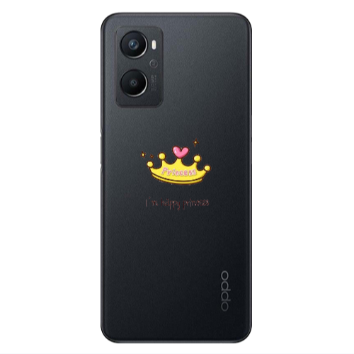 Oppo A 96 Happy princess Transparent Silicone TPU Θήκη
