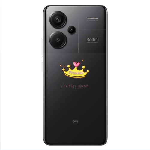 Xiaomi Redmi Note 13 Pro+ 5G  Happy princess Transparent Silicone TPU Θήκη