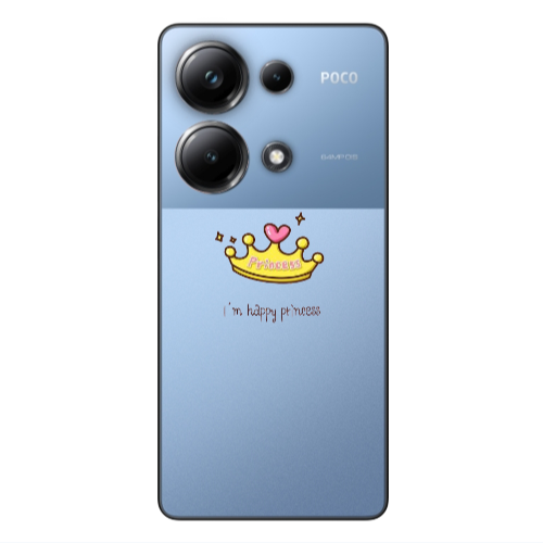 Xiaomi Poco M6 Pro 4G Happy princess Transparent Silicone TPU Θήκη