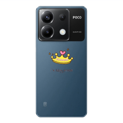Xiaomi Poco X6 5G Happy princess Transparent Silicone TPU Θήκη
