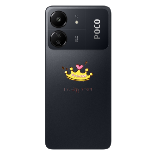 Xiaomi Poco C65 Happy princess Transparent Silicone TPU Θήκη