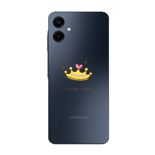 Samsung A06 Happy princess Transparent Silicone TPU Θήκη