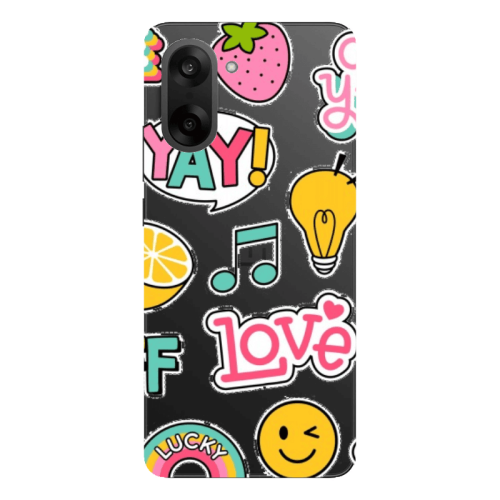 Oneplus Nord CE 5 Cute desing Transparent Silicone TPU Θήκη