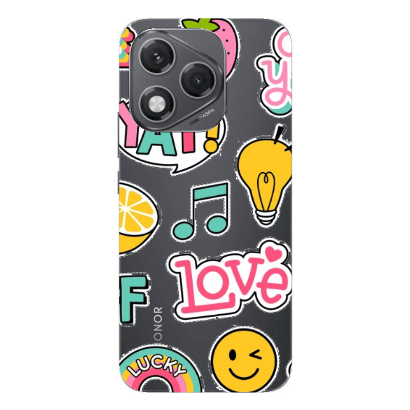 Honor 400 Lite Cute desing Transparent Silicone TPU Θήκη