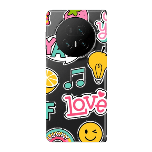 Honor Magic V5 Cute desing Transparent Silicone TPU Θήκη