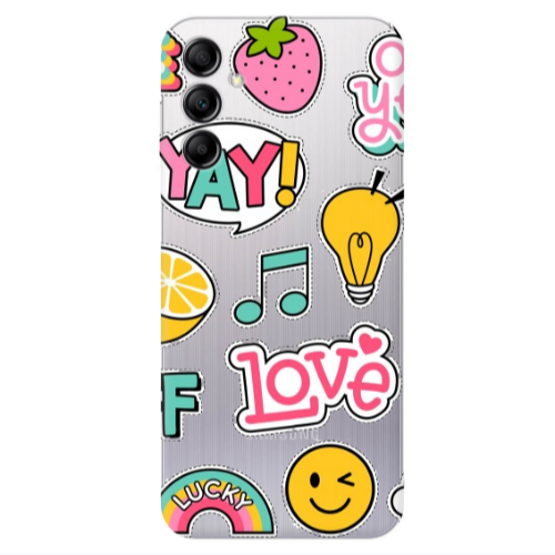 Samsung A24 Cute desing Transparent Silicone TPU Θήκη