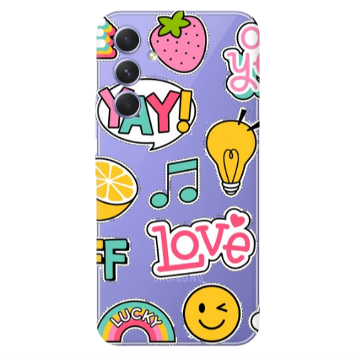 Samsung A54 Cute desing Transparent Silicone TPU Θήκη