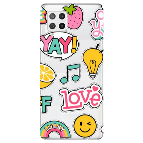 Samsung A42 5G Cute desing Transparent Silicone TPU Θήκη
