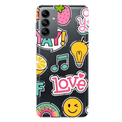 Samsung A13 5G Cute desing Transparent Silicone TPU Θήκη
