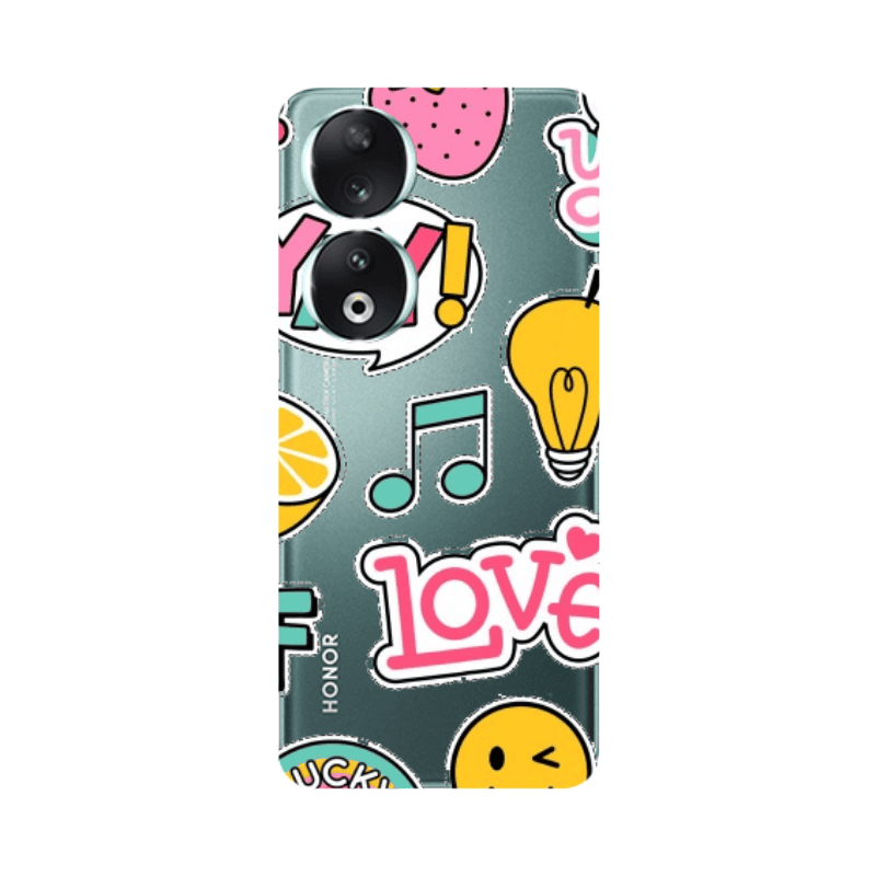 Honor 90 5G Cute desing Transparent Silicone TPU Θήκη