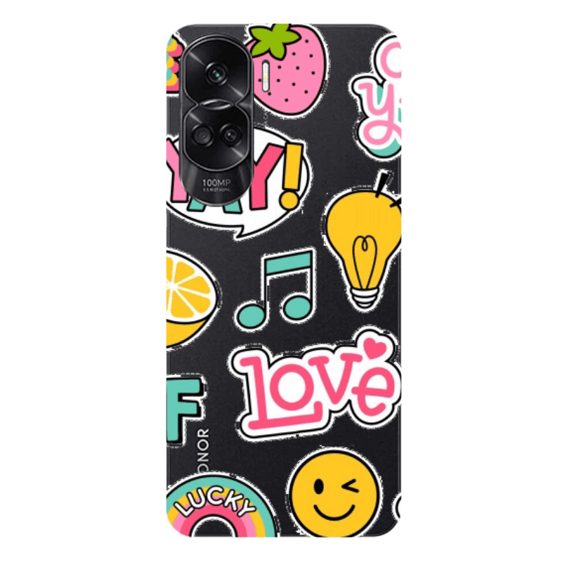 Honor 90 Lite 5G Cute desing Transparent Silicone TPU Θήκη