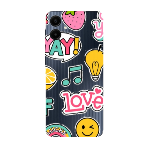 Samsung A06 Cute desing Transparent Silicone TPU Θήκη