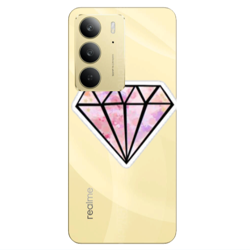Realme C 75 Diamond Transparent Silicone TPU Θήκη