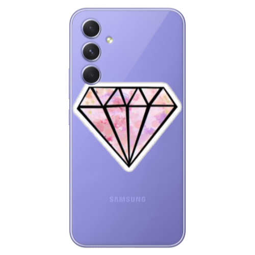 Samsung A56 Diamond Transparent Silicone TPU Θήκη